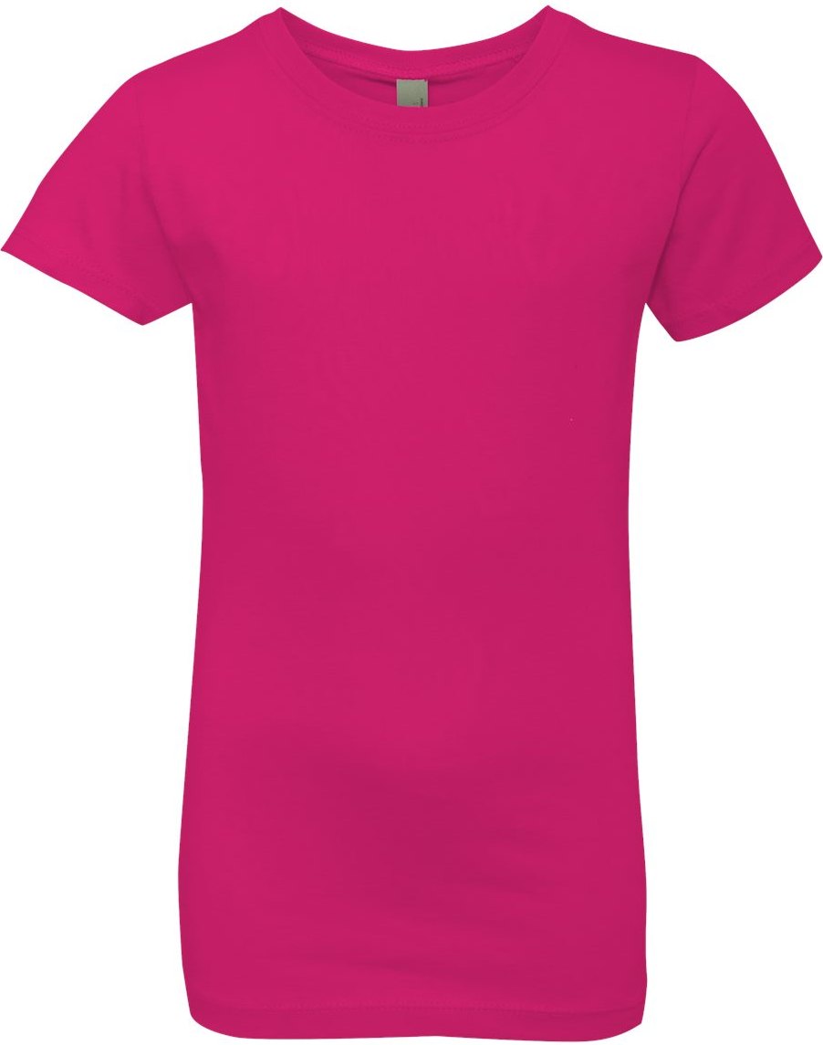 Raspberry Girls’ Cotton Princess T-Shirt - 3710