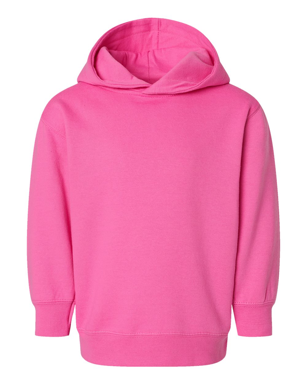 Front View of Raspberry Toddler Pullover Fleece Hoodie - 3326