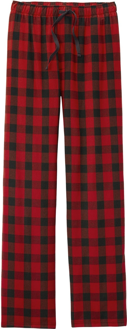 Front View of R/BkBfflCk District Flannel Plaid Pant. DT1800