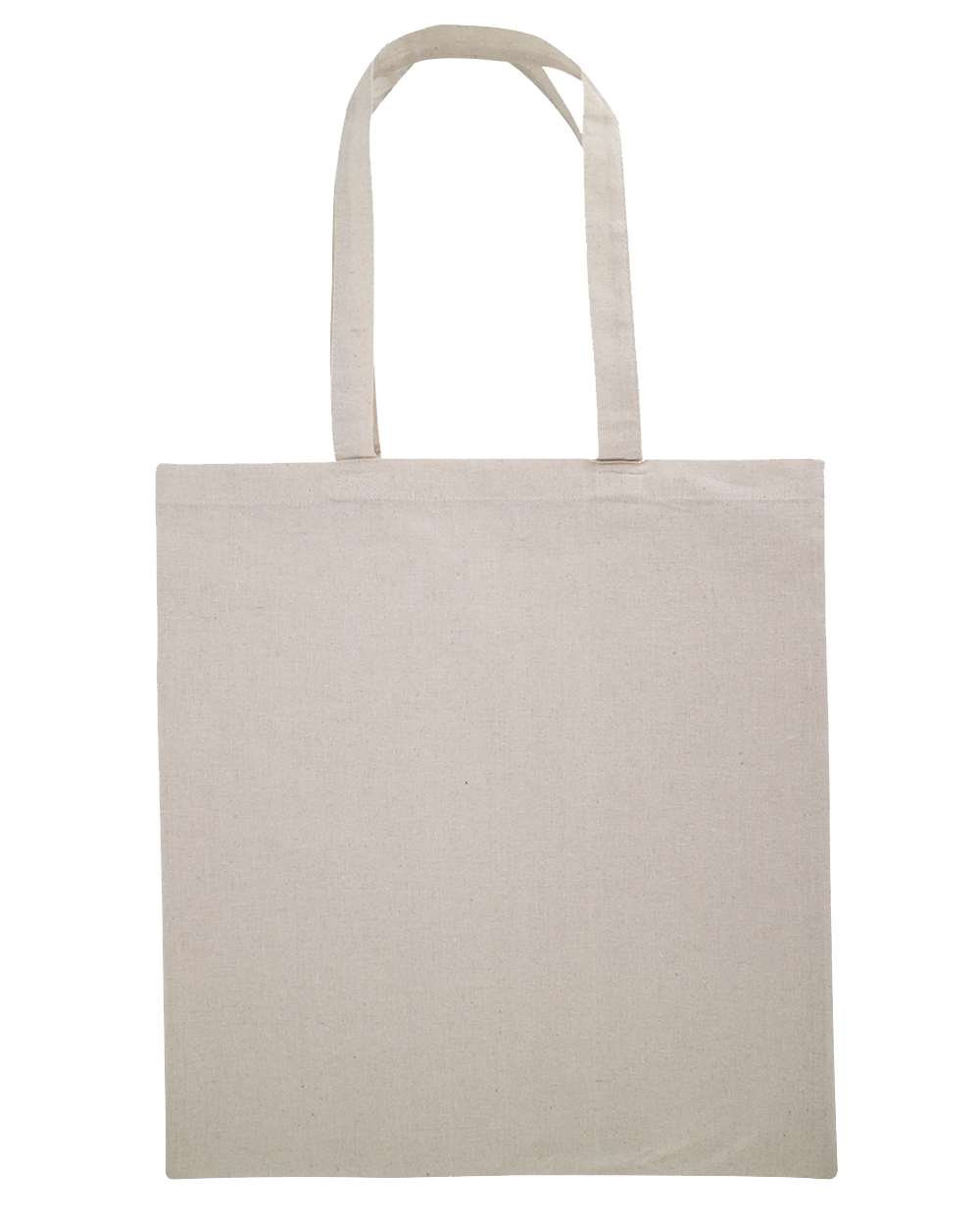 Front View of Recycled Natural Nicole Recycled Tote - 8860R