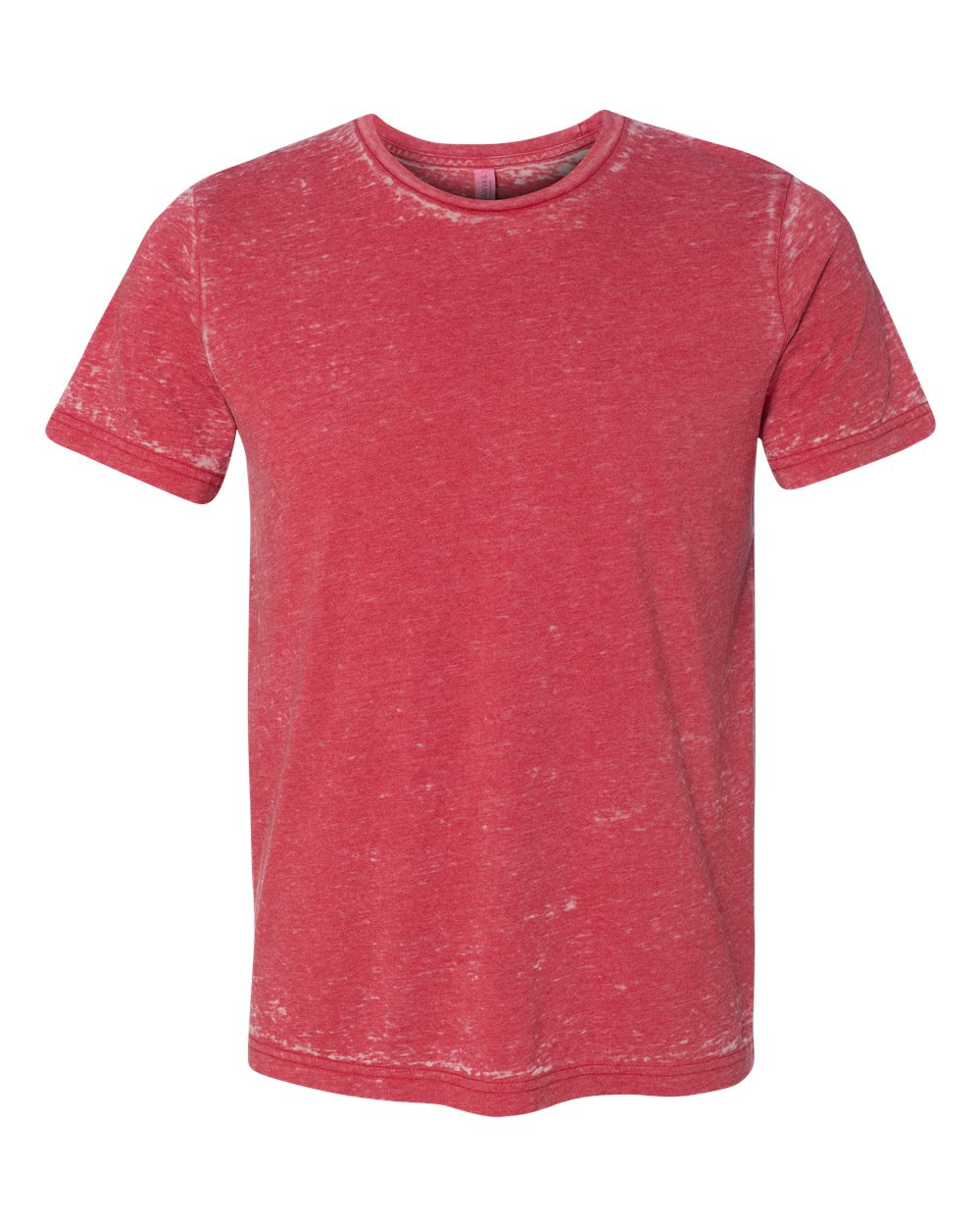 Red Acid Wash Texture Tee - 3650