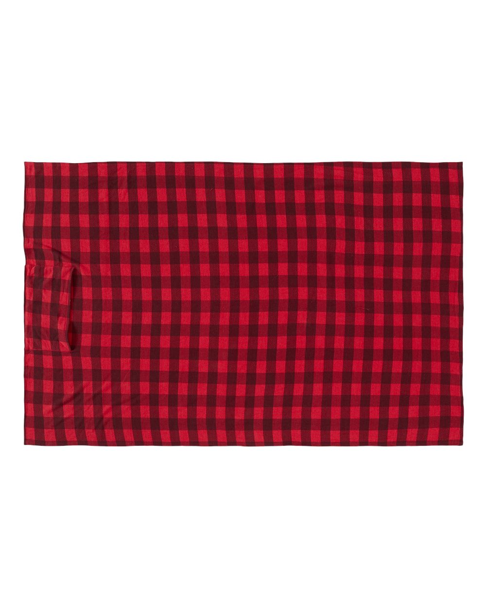 Front View of Red Buffalo Triblend Triblend Fleece Blanket - 8852