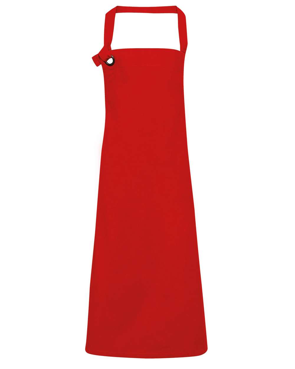 Front View of Red Calibre Heavy Canvas Bib Apron - RP130