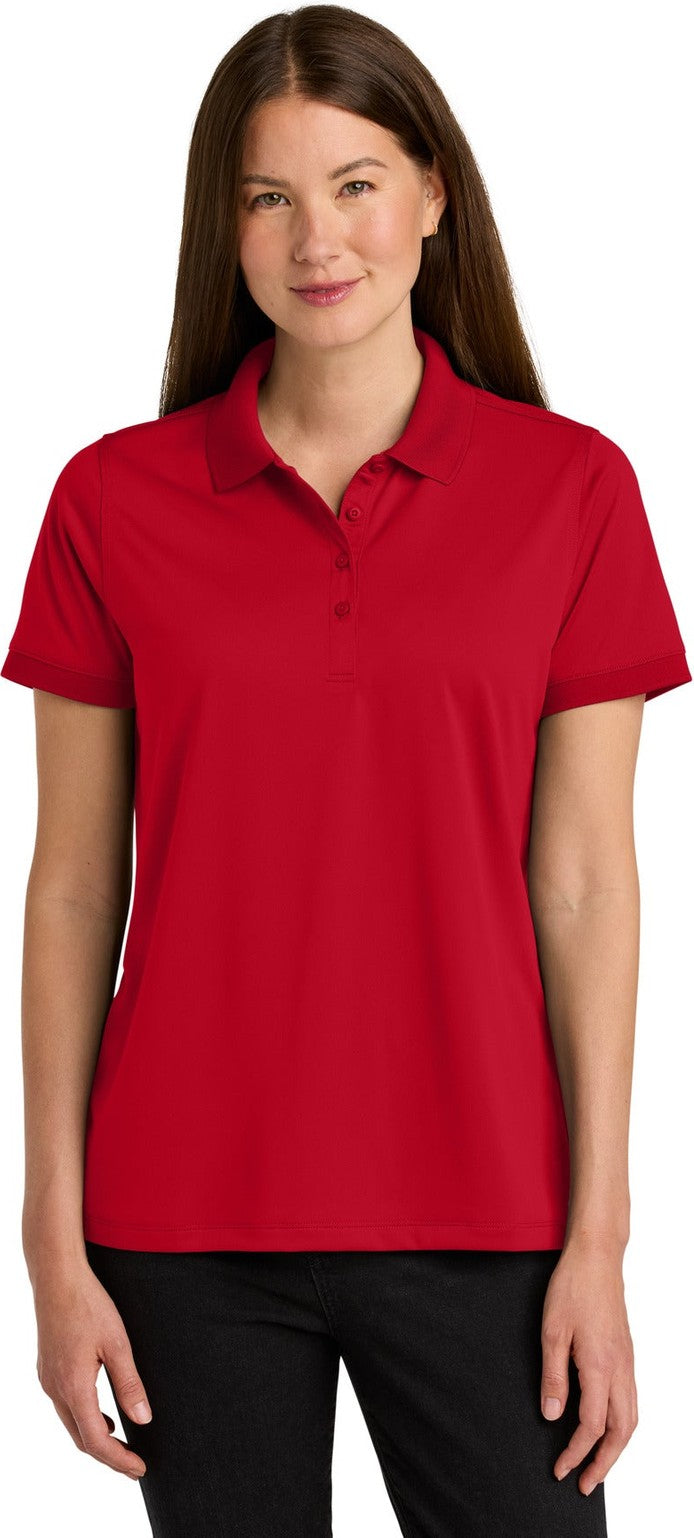Front View of Red CornerStone Women's Workwear Pro Polo CS451