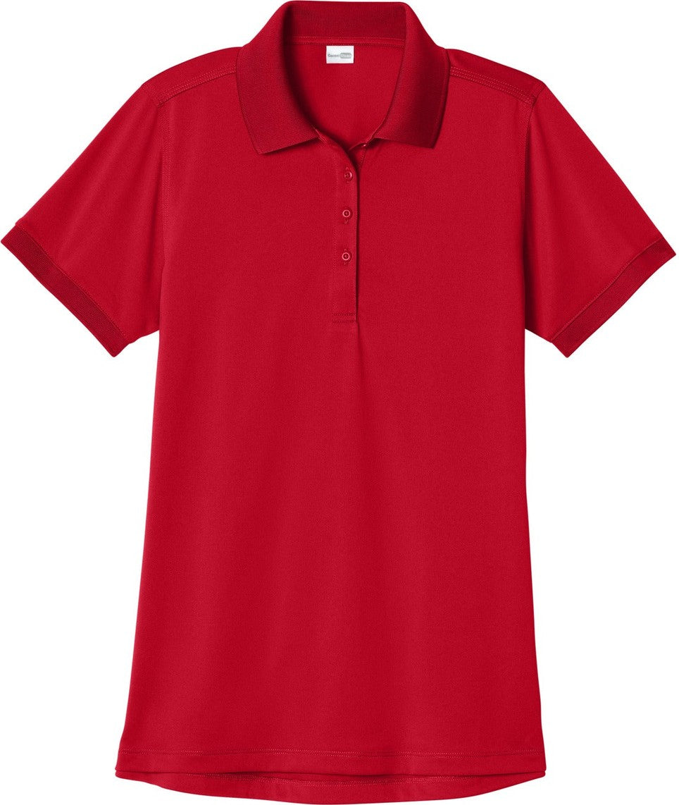 Front View of Red CornerStone Women's Workwear Pro Polo CS451