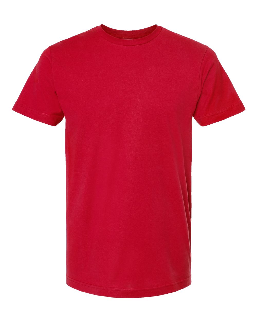 Front View of Red Fine Jersey T-Shirt - 202