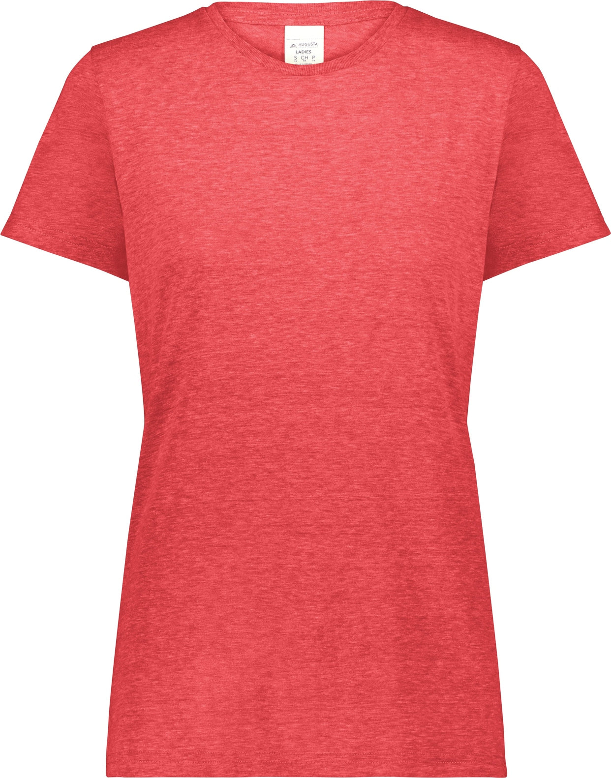 RED HEATHER LDS ALL-DAY C/B TRI BLND TEE