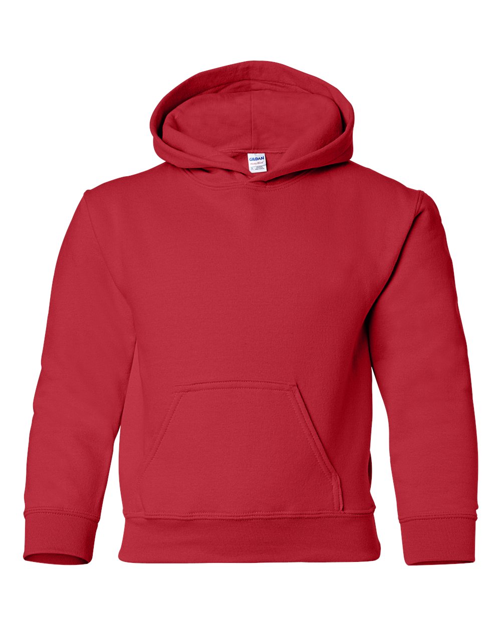 Red Heavy Blend™ Youth Hooded Sweatshirt - 18500B