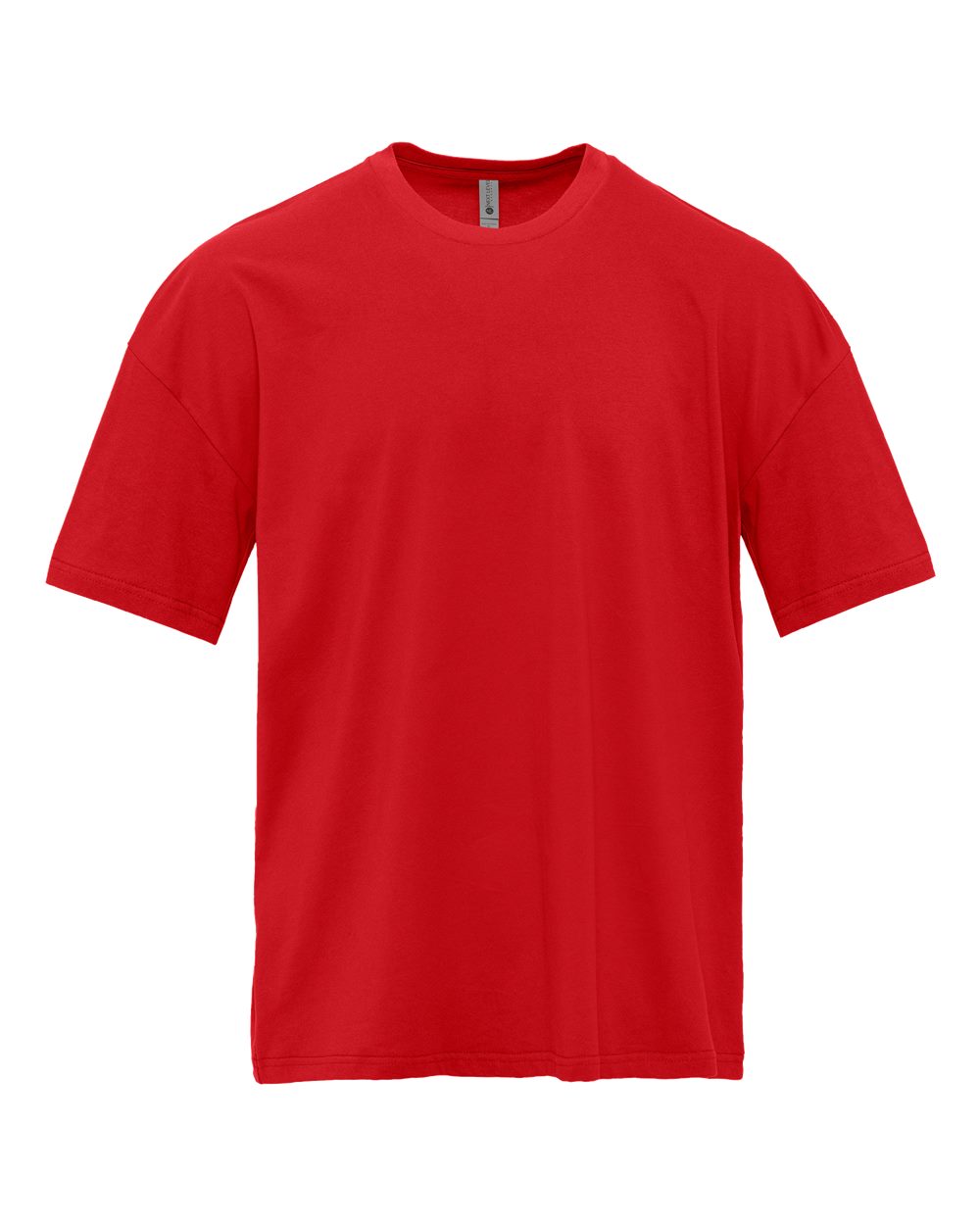 Front View of Red Heavyweight T-Shirt - 7200