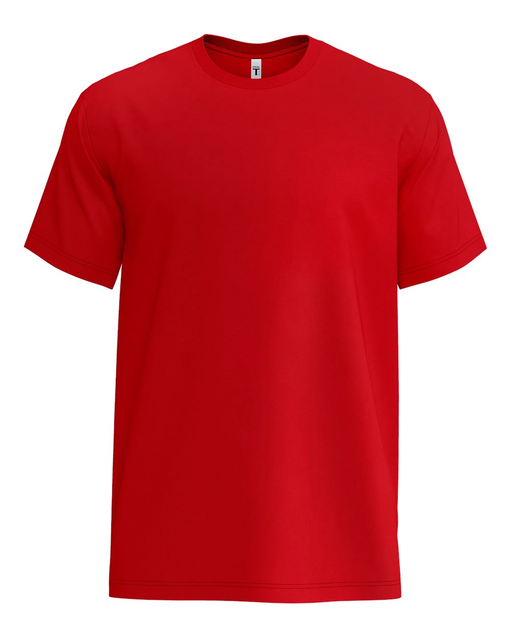 Front View of Red Ideal Jersey T-Shirt - 1810