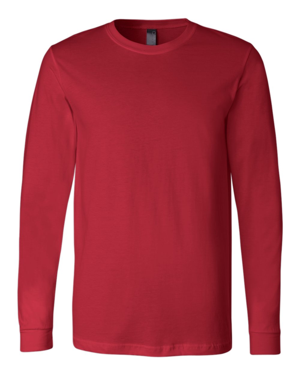 Red Jersey Long Sleeve Tee - 3501