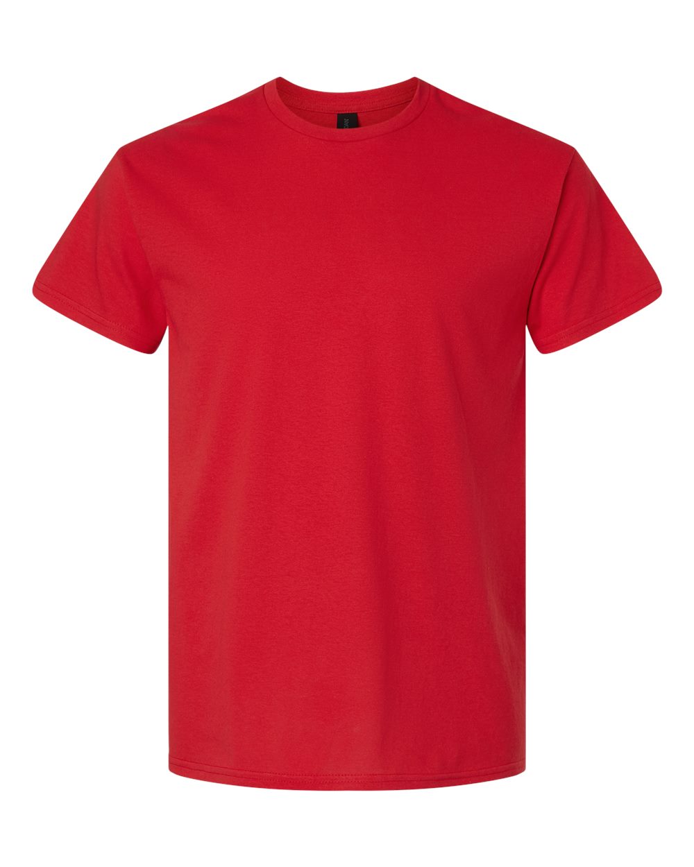 Front View of Red Light Cotton T-Shirt - 3000