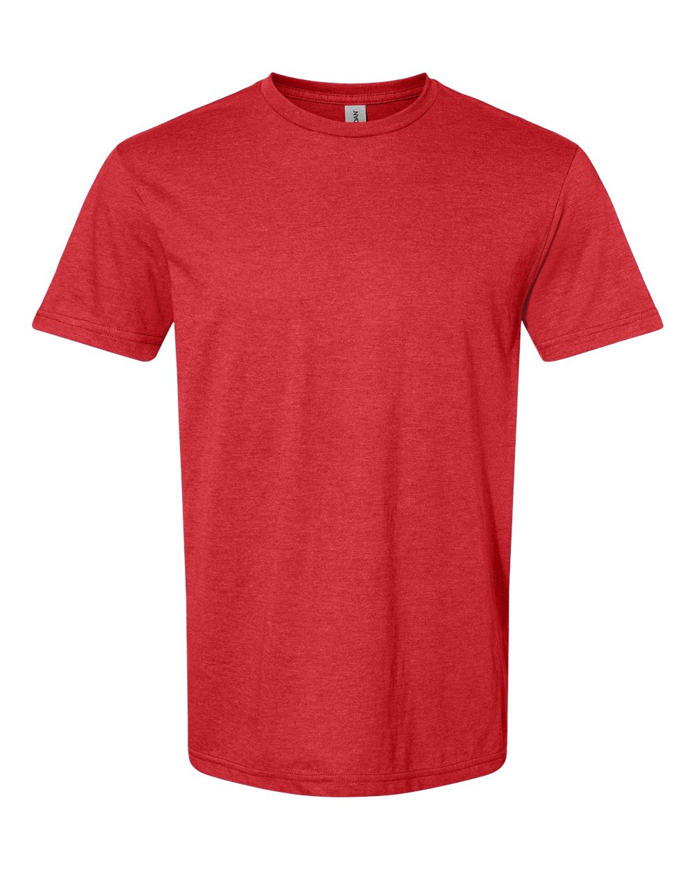 Front View of Red Mist Softstyle® CVC T-Shirt - 64000CVC