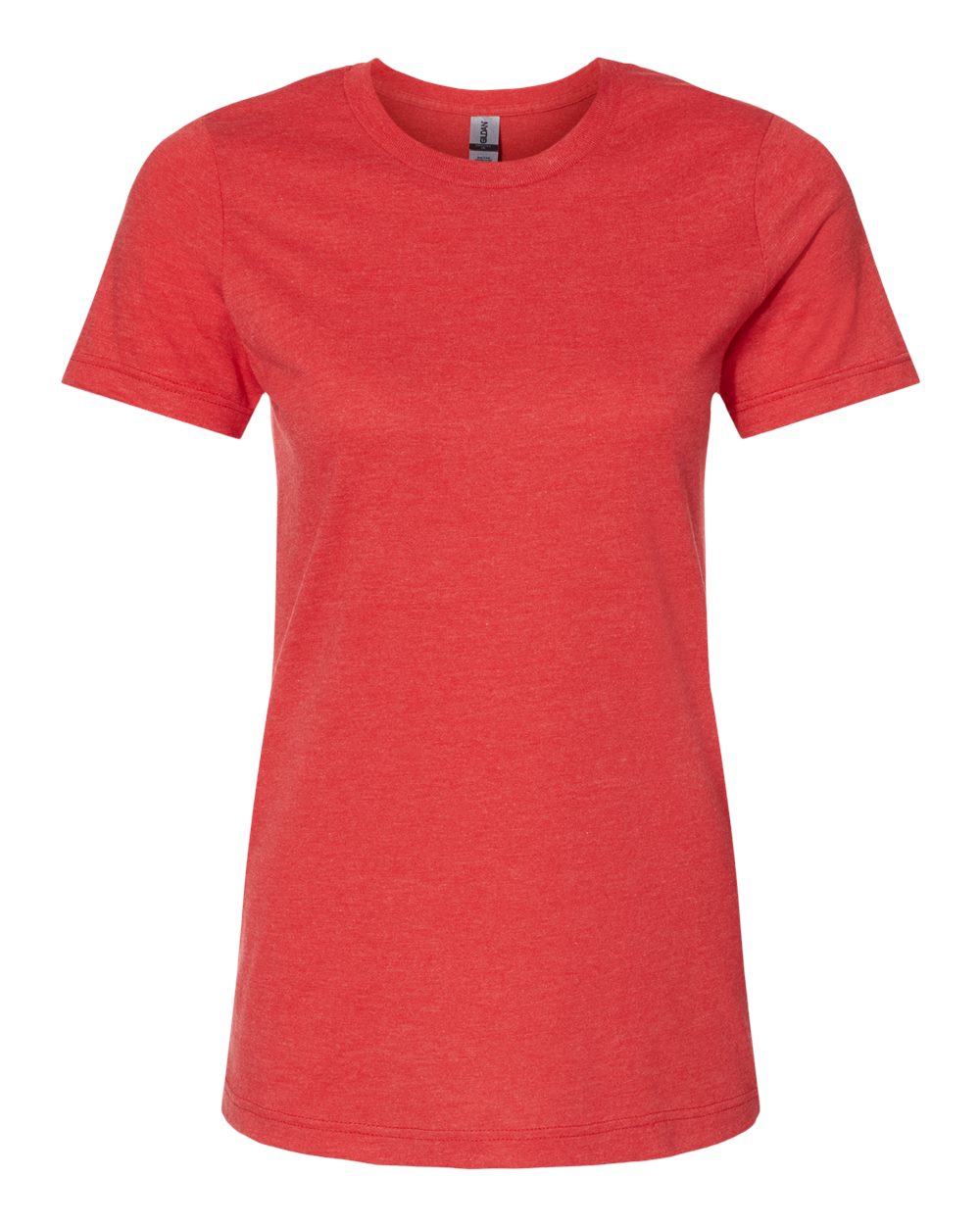 Front View of Red Mist Softstyle® Women's CVC T-Shirt - 64001LCVC