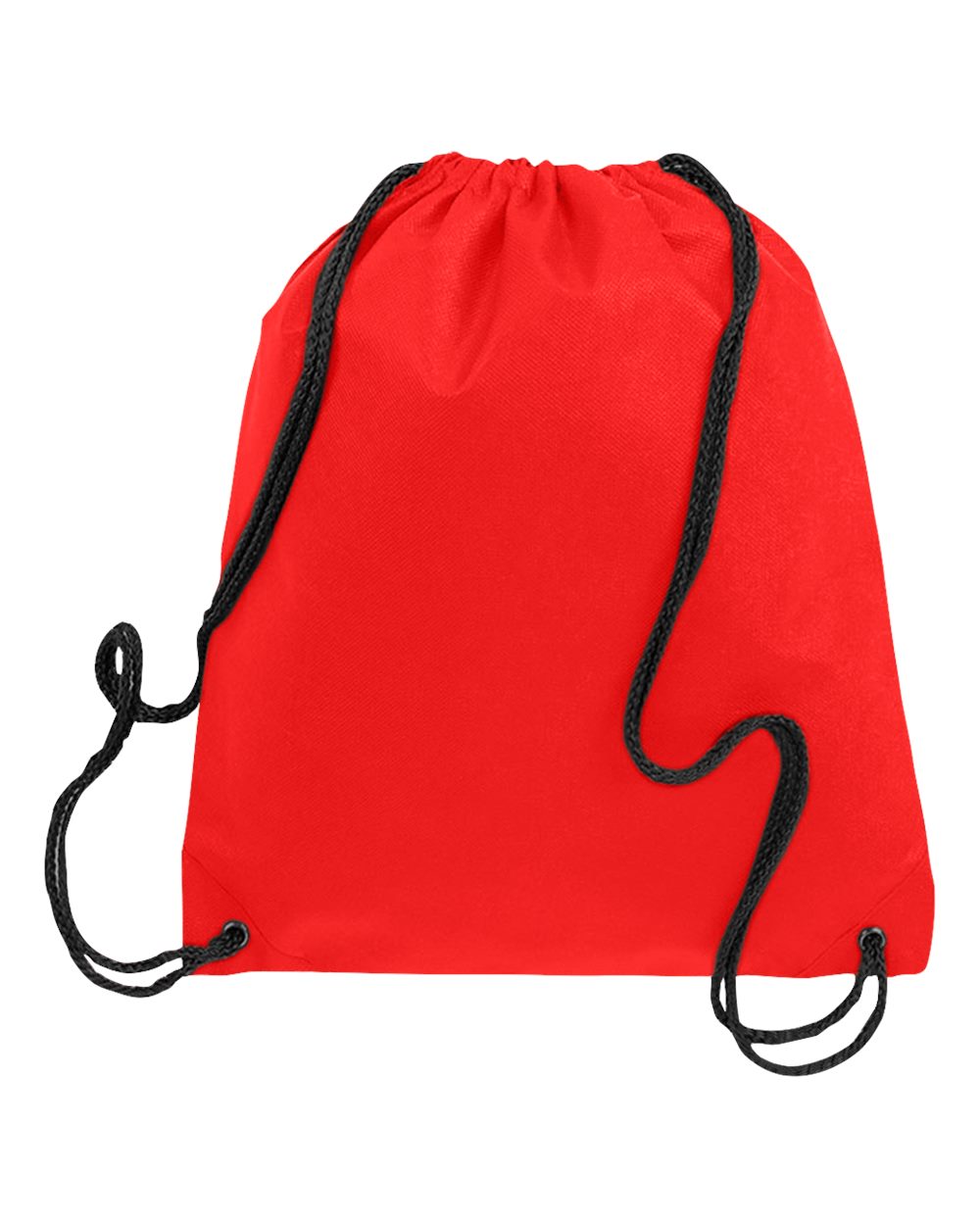 Front View of Red Non-Woven Sportpack - Q1235