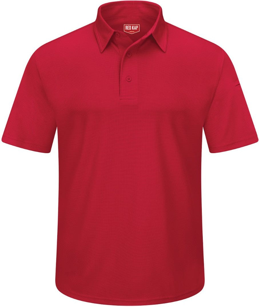 Front View of Red Performance Knit® Flex Series Pro Polo - SK90
