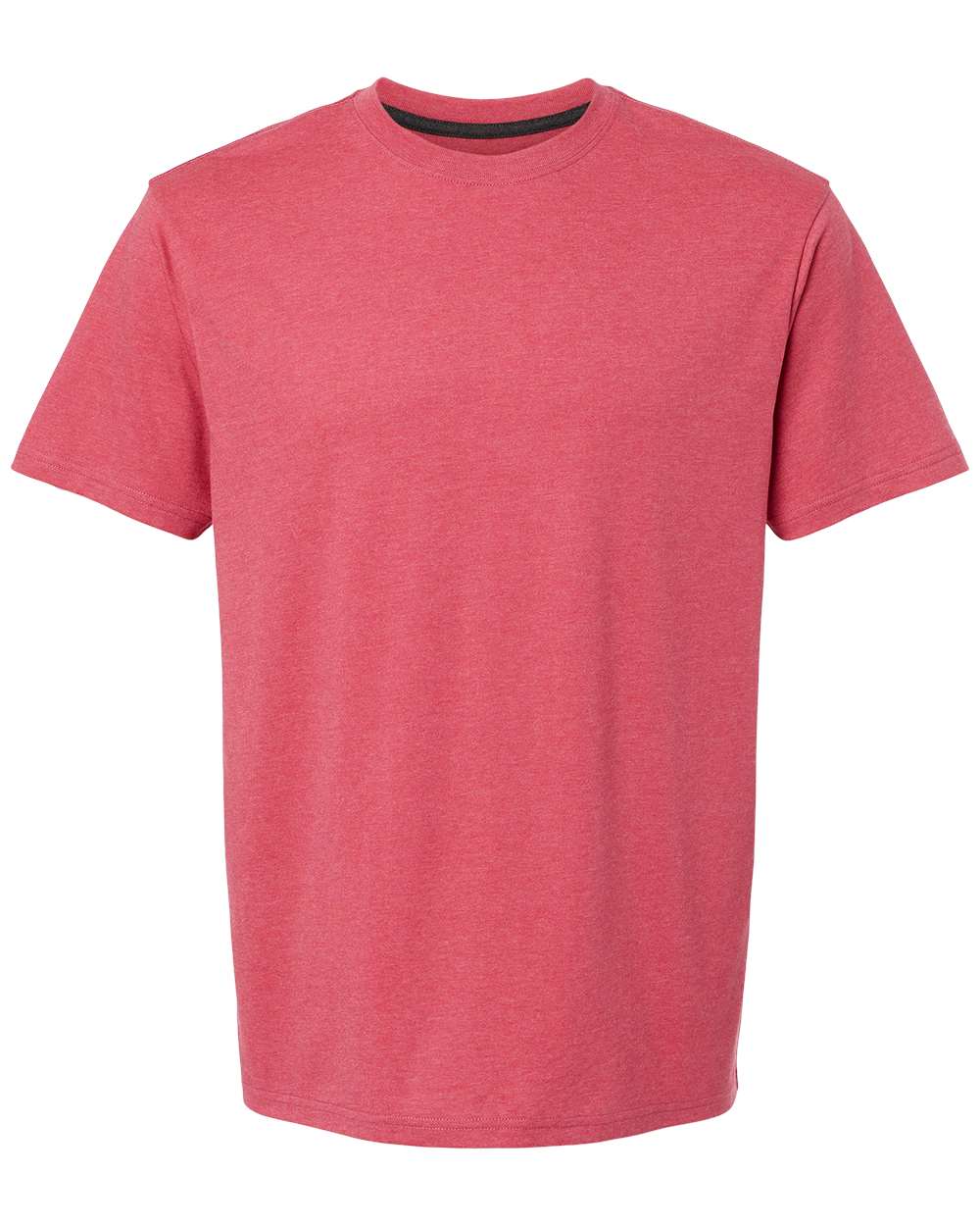 Front View of Red RecycledSoft™ T-Shirt - 2010