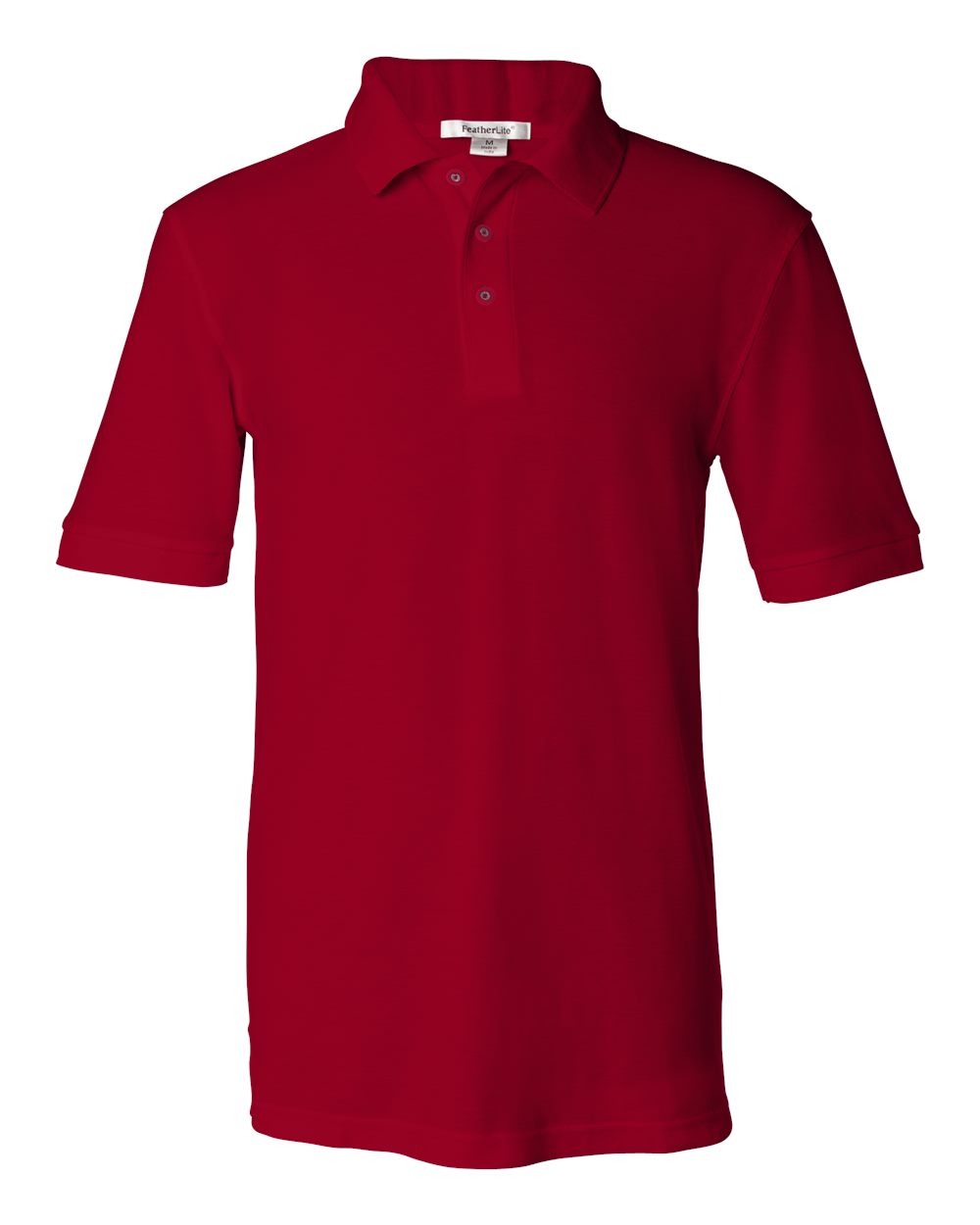 Red Silky Smooth Piqué Polo - 0500