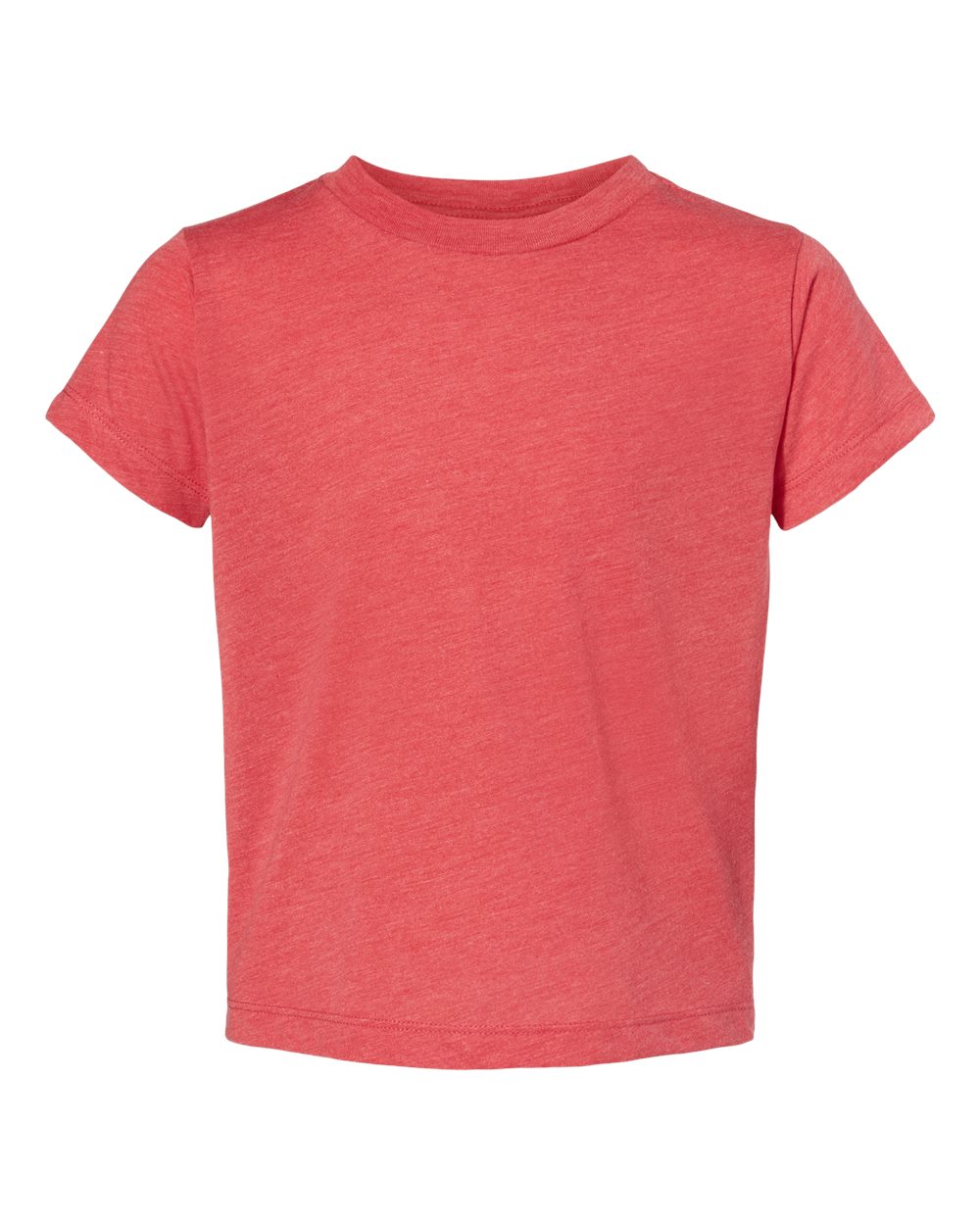 Front View of Red Triblend Toddler Triblend Tee - 3413T
