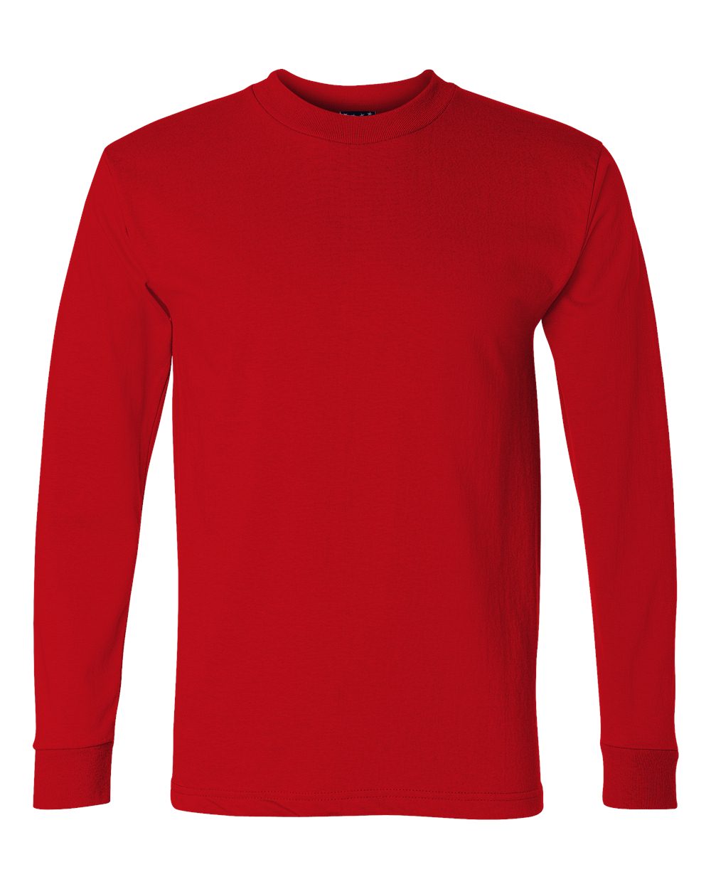 Red Union-Made Long Sleeve T-Shirt - 2955