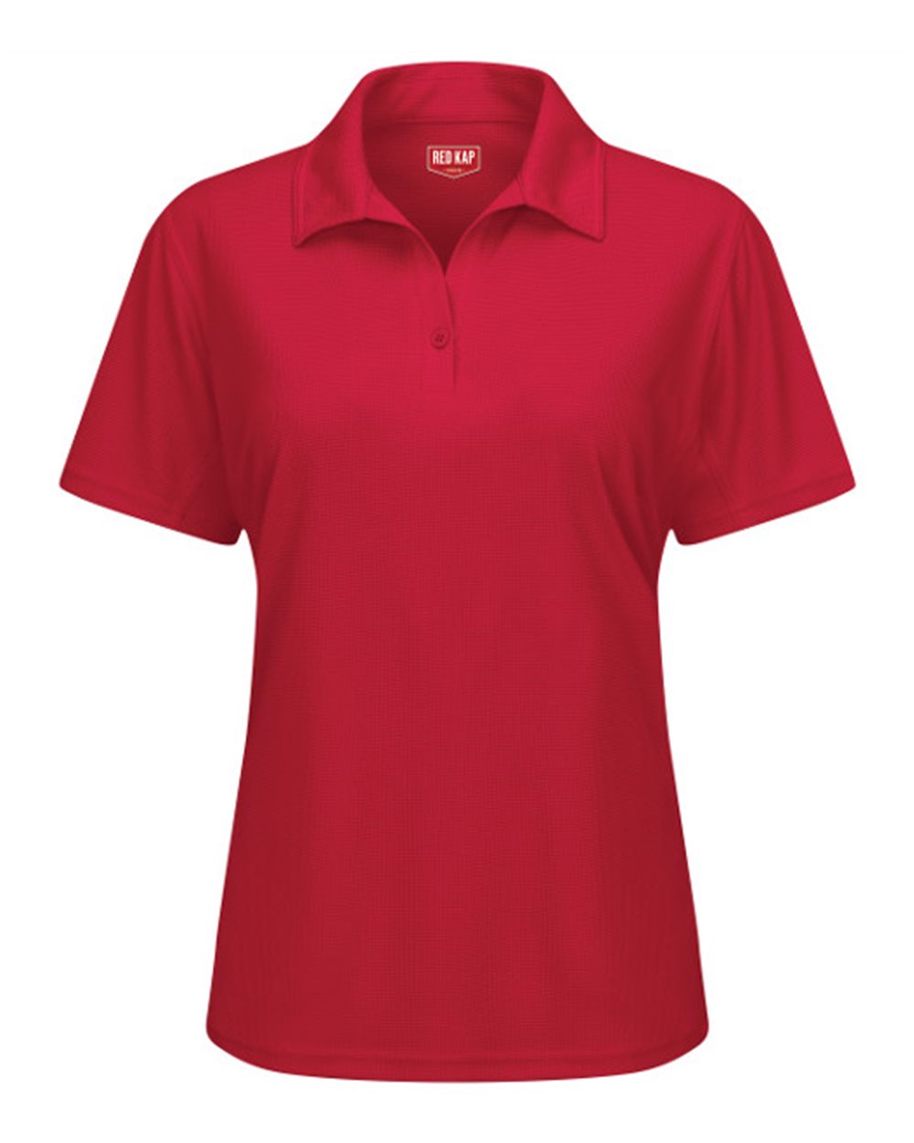 Front View of Red Women's Performance Knit® Flex Series Pro Polo - SK91