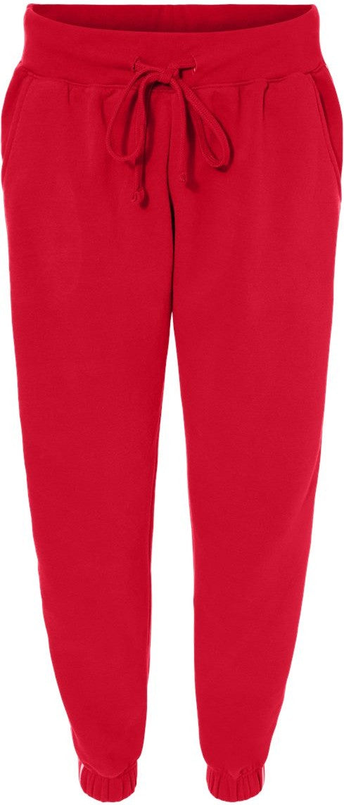 Front View of Red Women's Rival Fleece Joggers - 8643