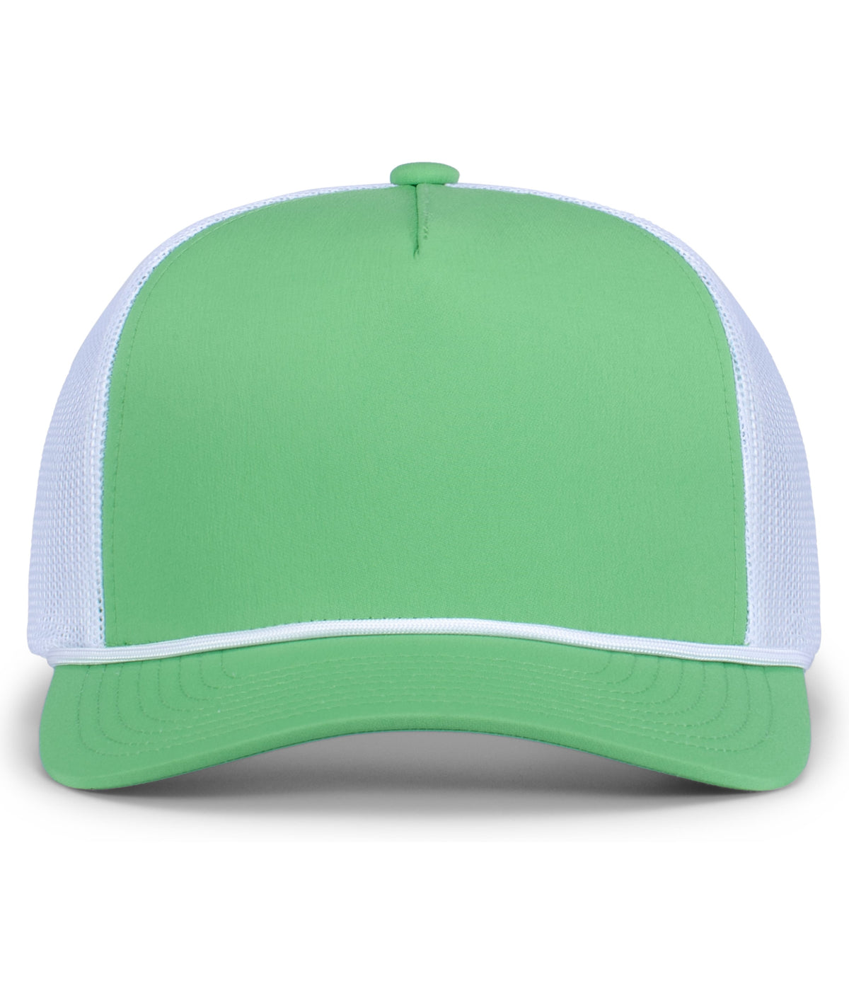Front View of RETRO GREEN/WHITE WEEKENDER TRUCKER