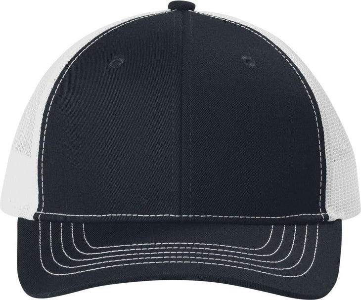 RichNavy/W Port Authority Youth Snapback Trucker Cap YC402