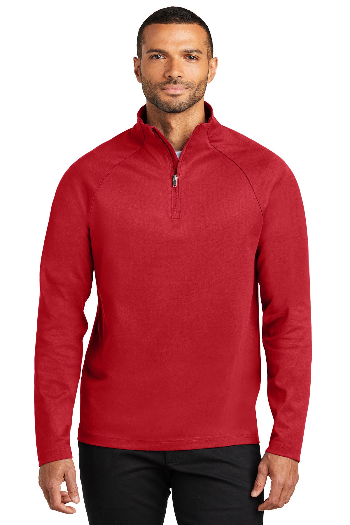 Front View of RichRed Port Authority C-FREE Cypress 1/4-Zip K870