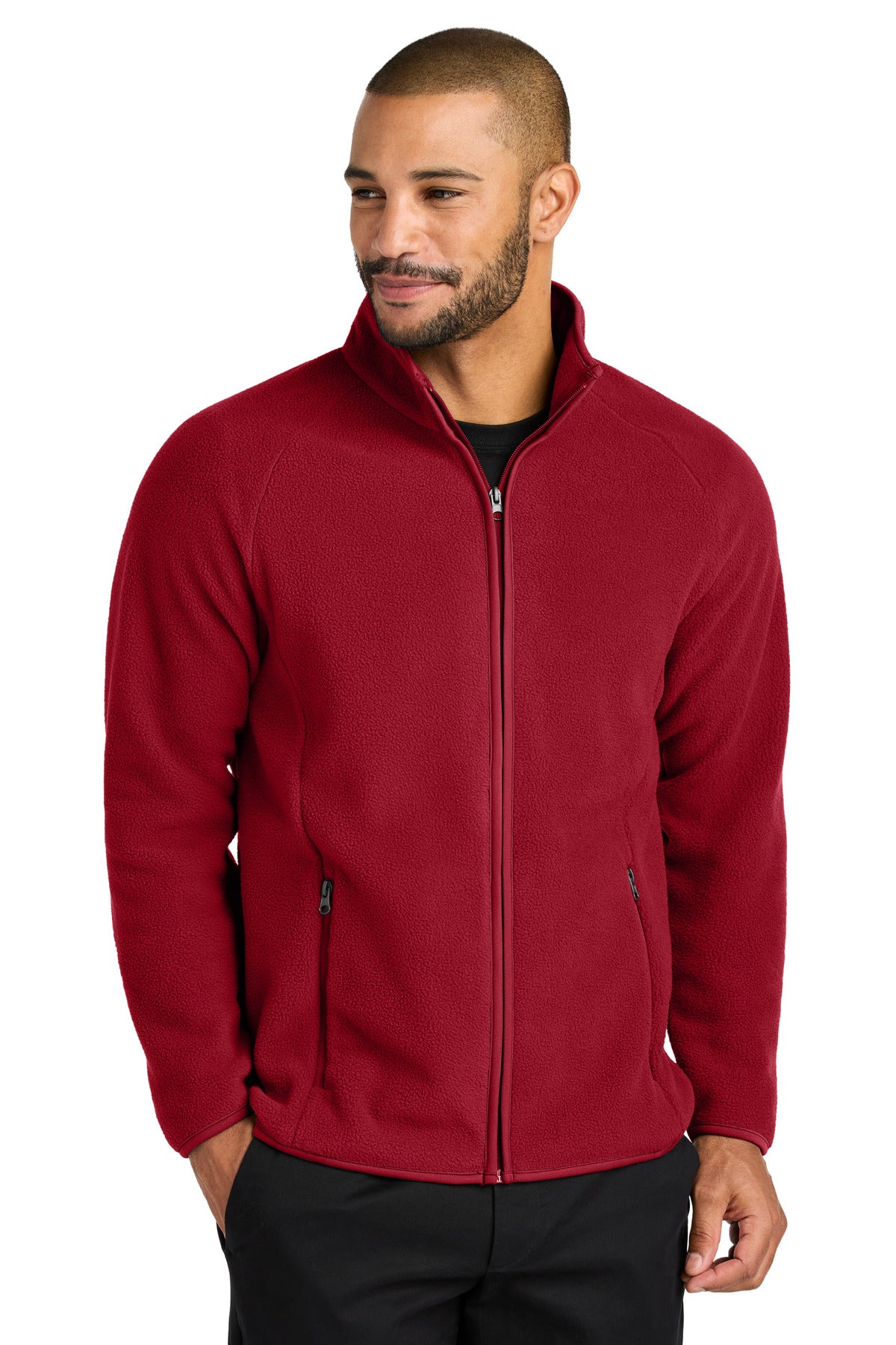 Front View of RichRed Port Authority C-FREE Raglan Fleece F700