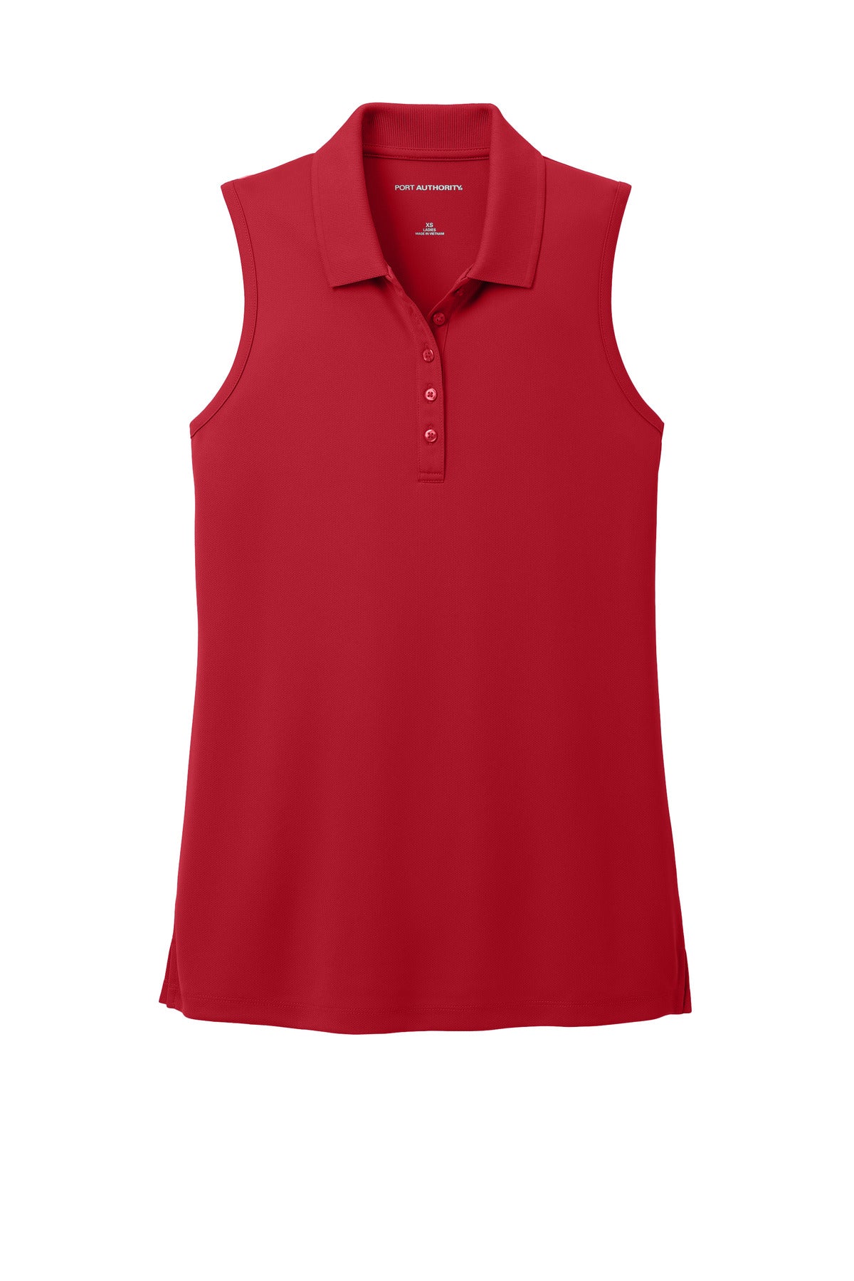 Front View of RichRed Port Authority Women's Dry Zone UV Micro-Mesh Sleeveless Polo LK110SV