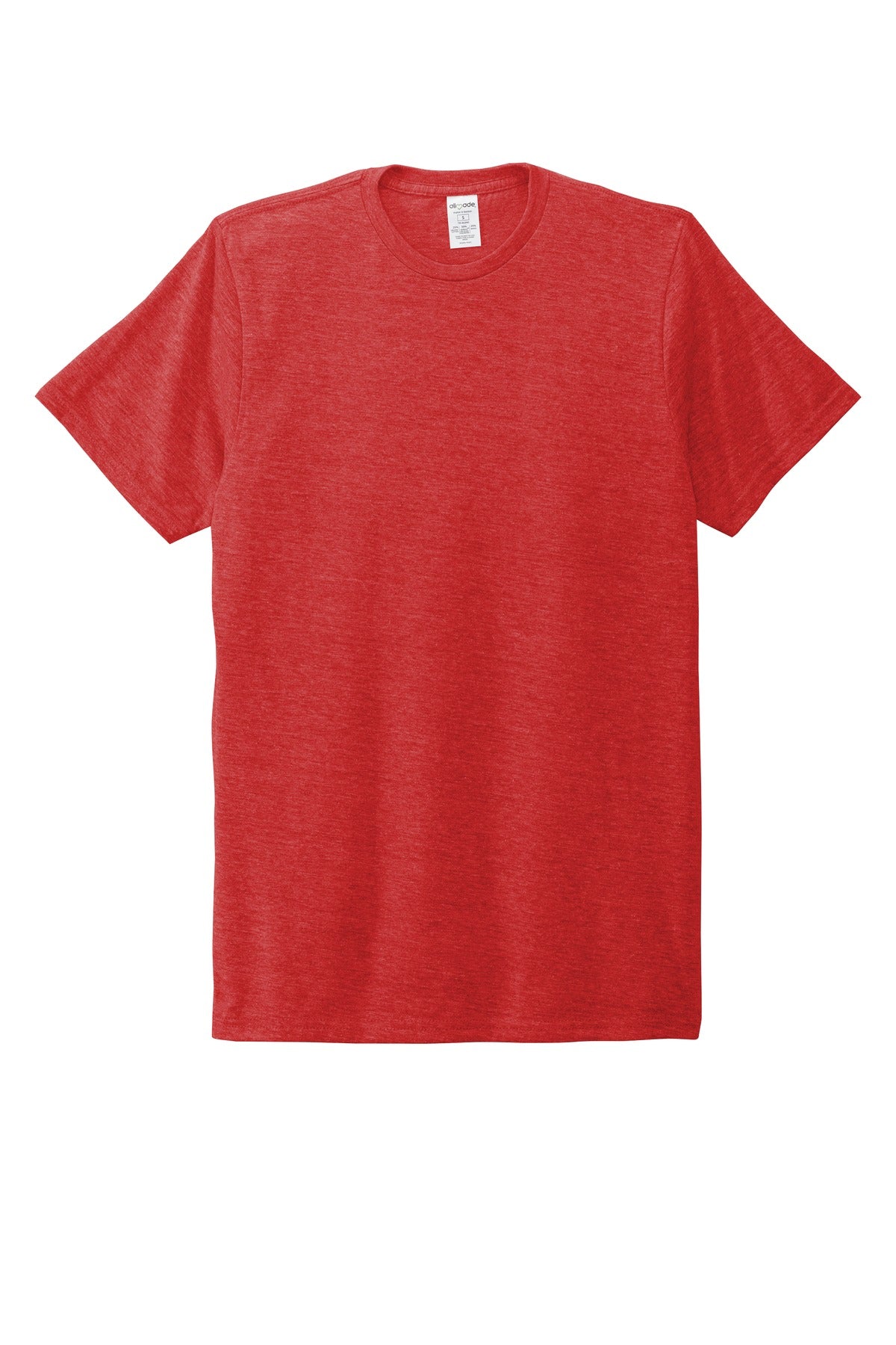 Front View of Rise Up Red Allmade Unisex Tri-Blend Tee AL2004