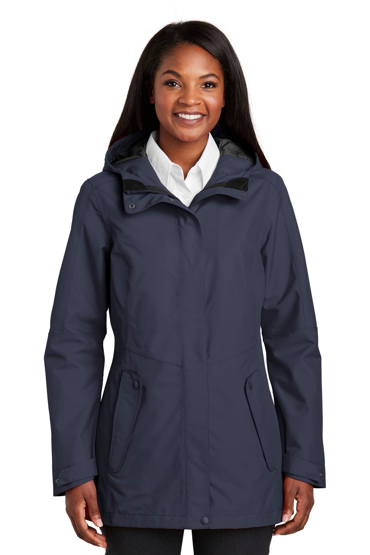 Front View of River Blue Port Authority Women's Collective Outer Shell Jacket. L900