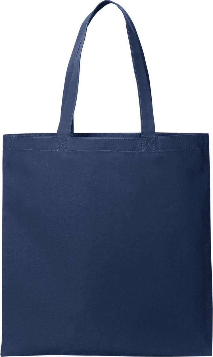 Front View of RiverBlNv Port Authority Core Cotton Tote BG1500