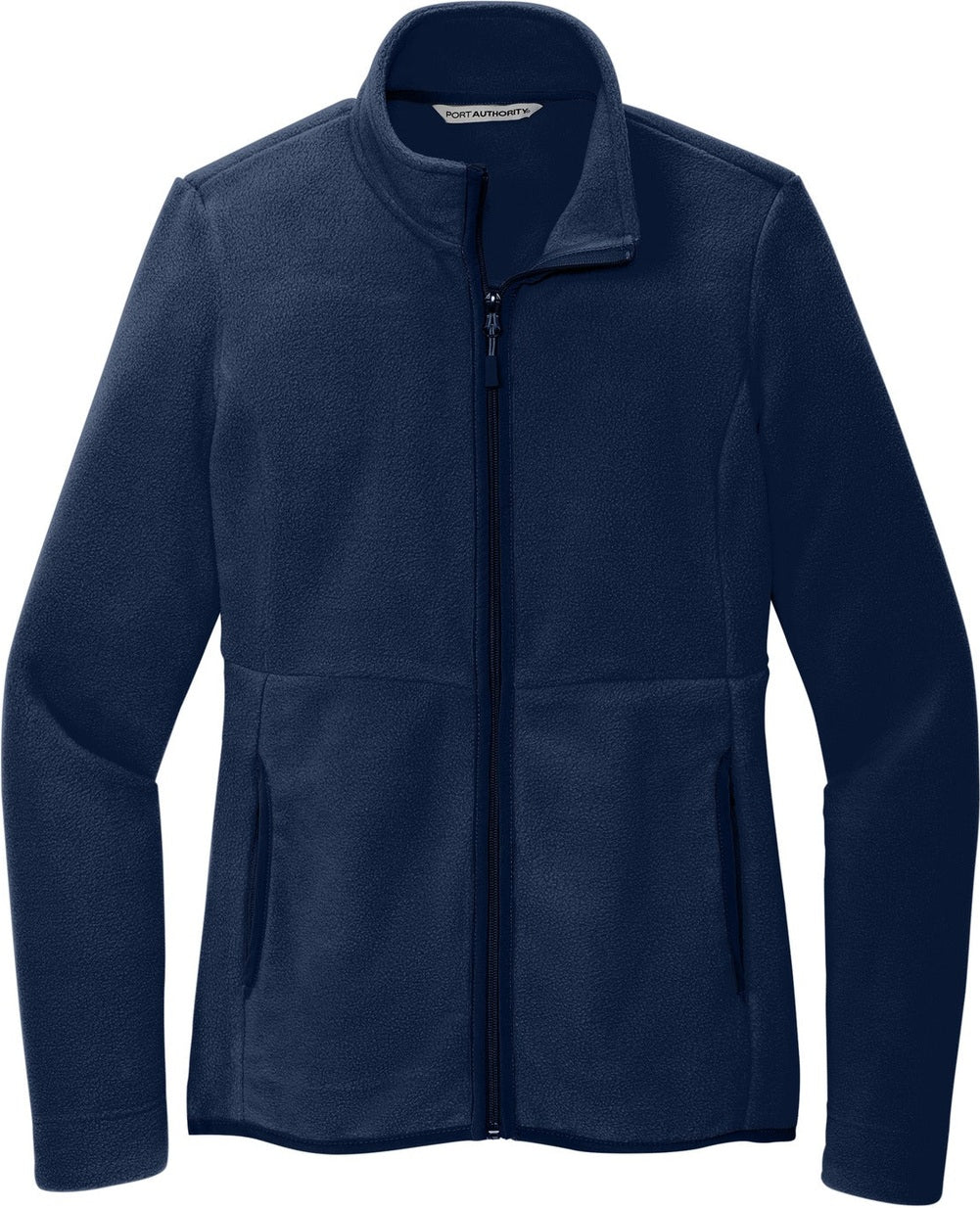 Front View of RiverBlNv Port Authority Women's Connection Fleece Jacket L110