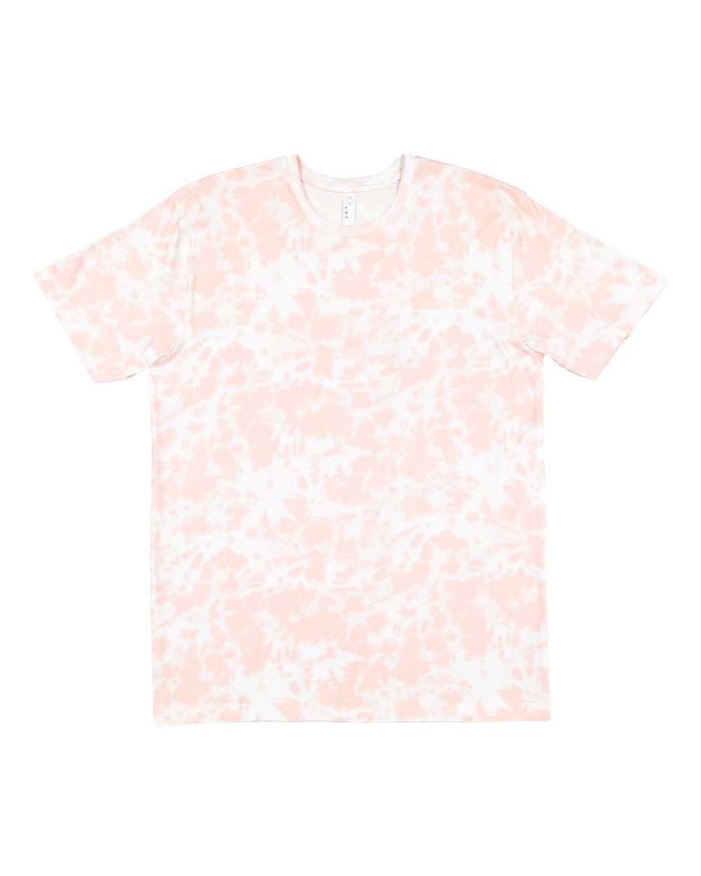 Front View of Rose Tie Dye Fine Jersey Tee - 6901