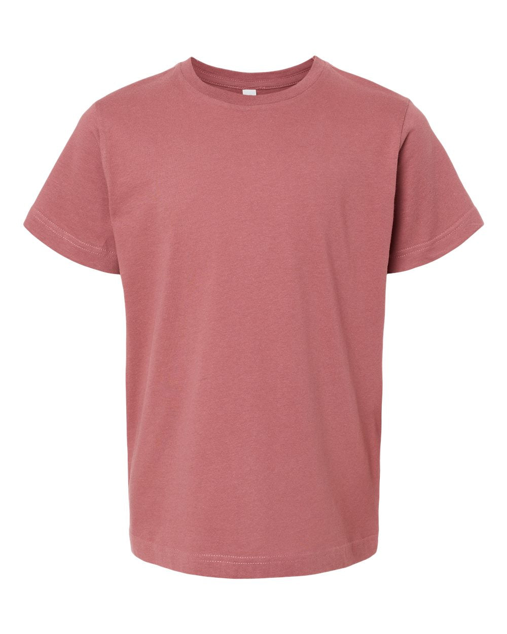 Front View of Rouge Youth Fine Jersey Tee - 6101