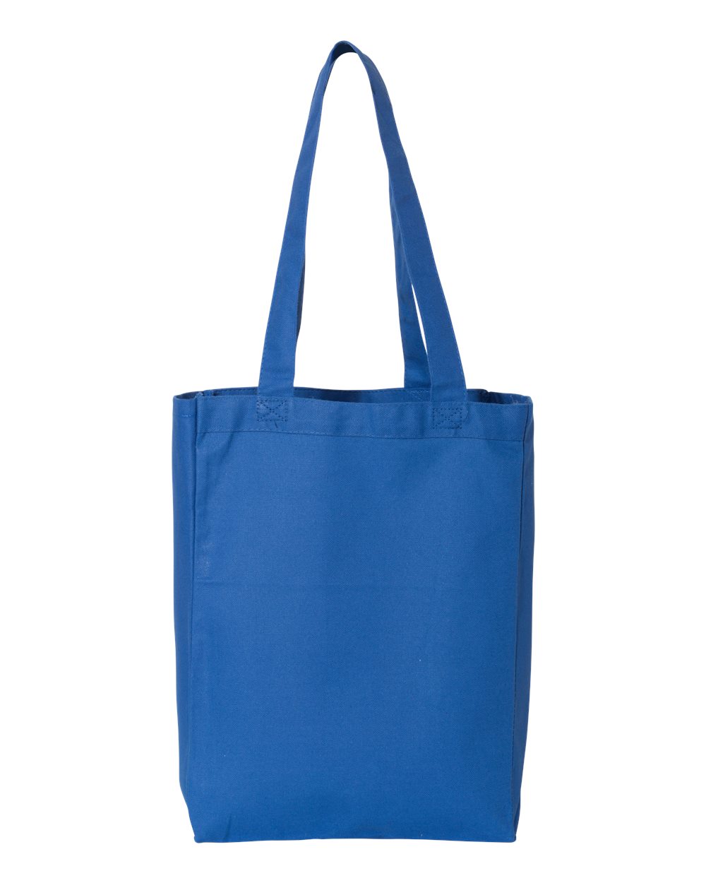 Front View of Royal 12L Gussetted Shopping Bag - Q1000
