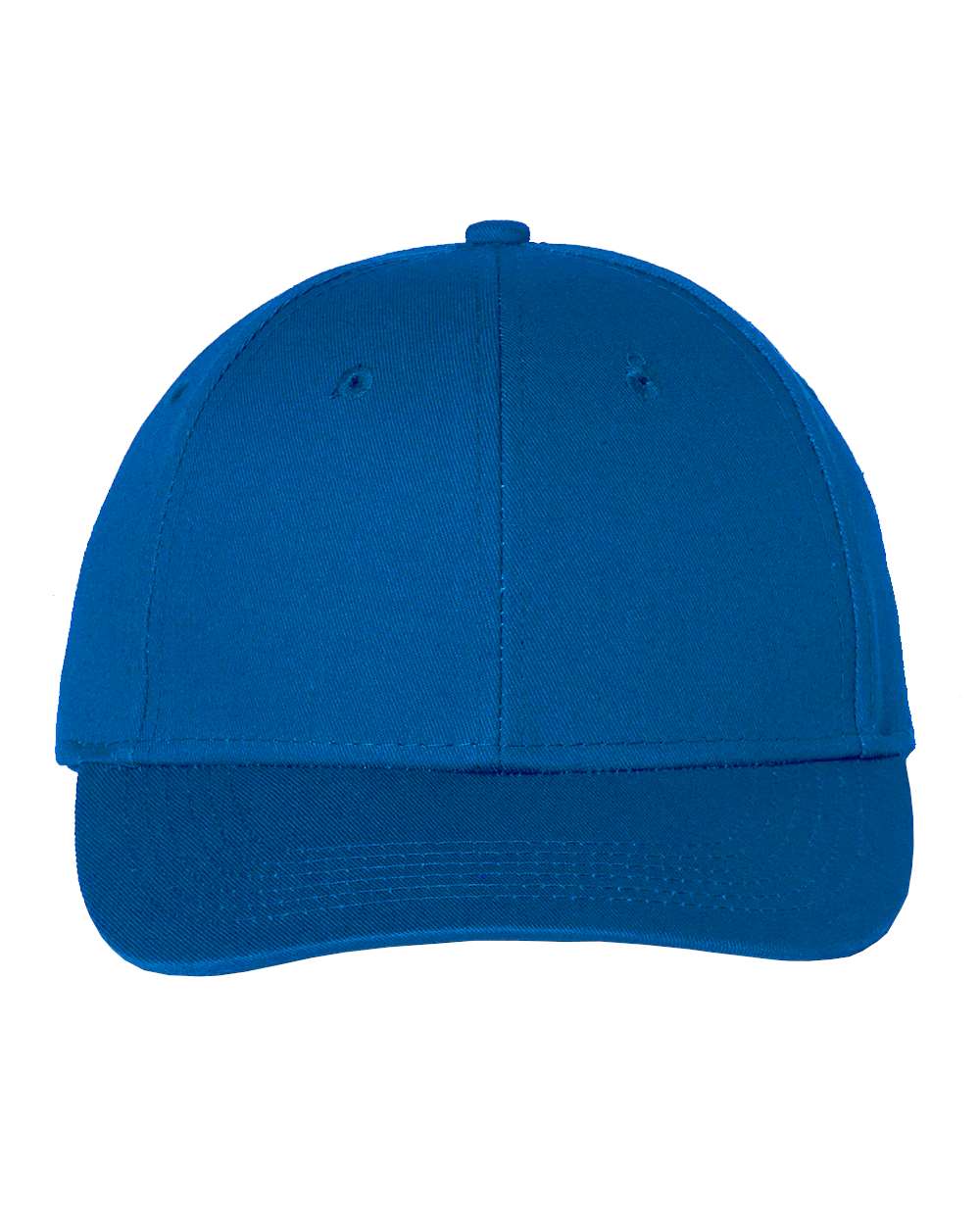 Front View of Royal Blue Chino Cap - VC600