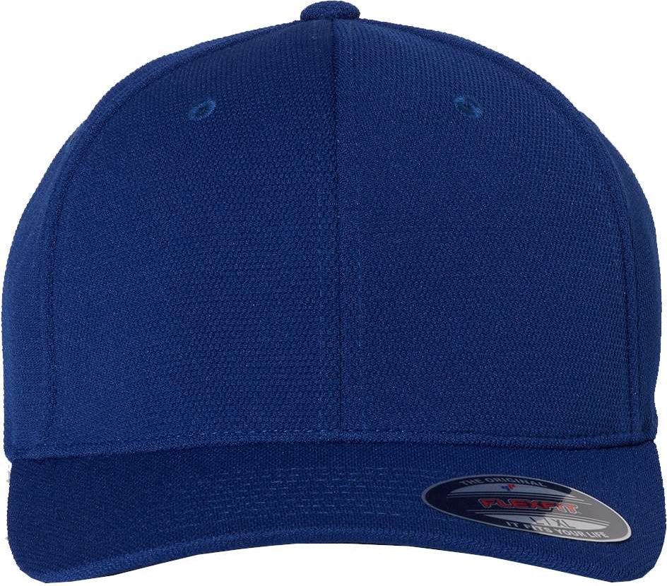 Front View of Royal Blue Cool & Dry Sport Cap - 6597