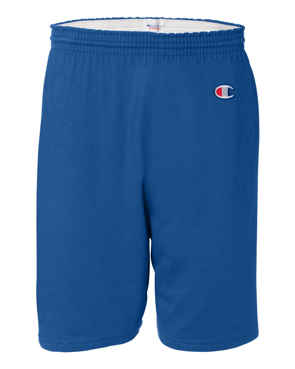 Royal Blue Cotton Gym Shorts - 8187