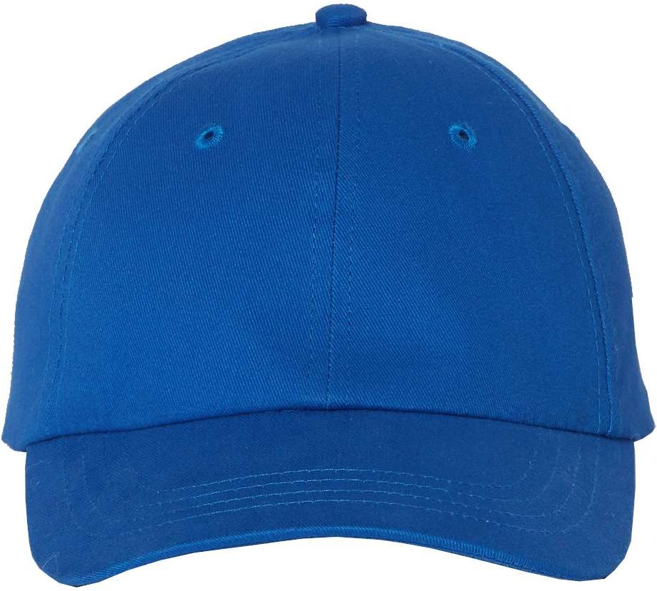 Front View of Royal Blue Econ Cap - 6440