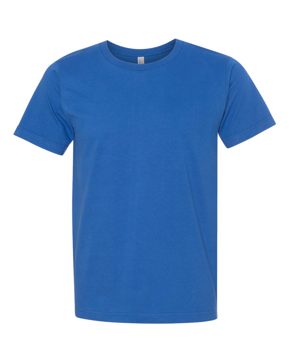 Front View of Royal Blue USA-Made Fine Jersey T-Shirt - 5000