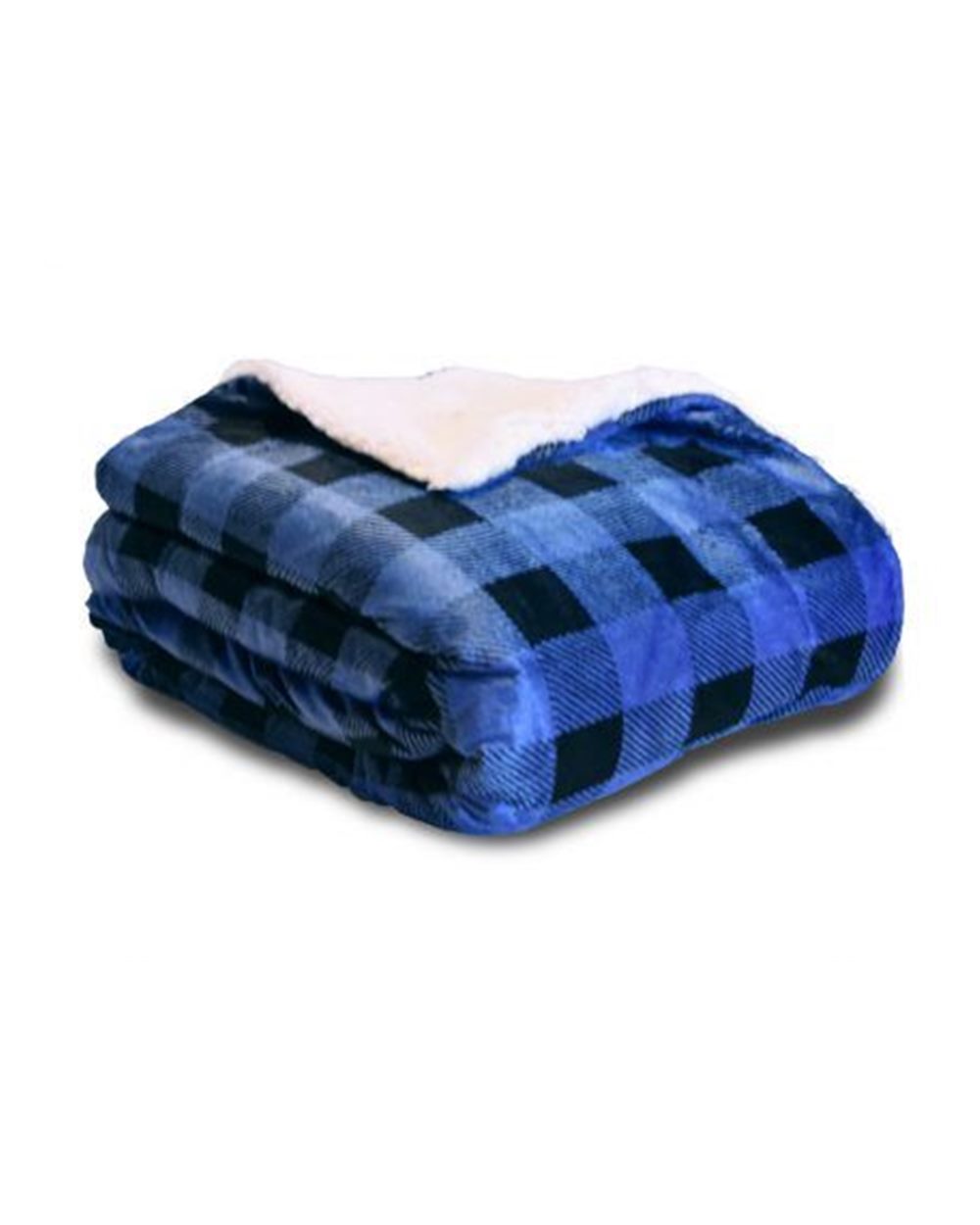 Front View of Royal Buffalo Micro Mink Sherpa Blanket - 8712