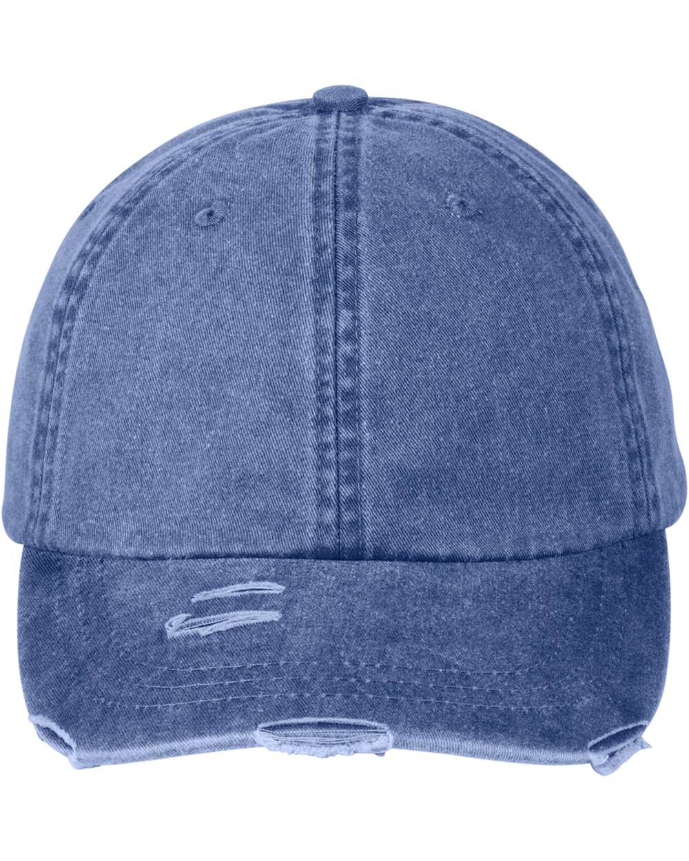 Front View of Royal Classic Pigment Distressed Cap - LP108