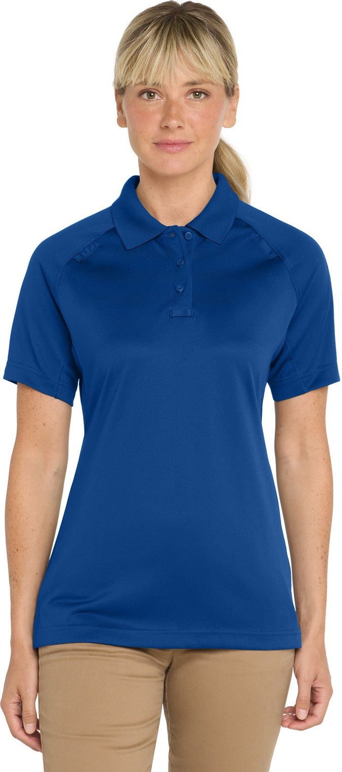 Front View of Royal CornerStone Women's Select Snag-Proof Tactical Polo. CS411