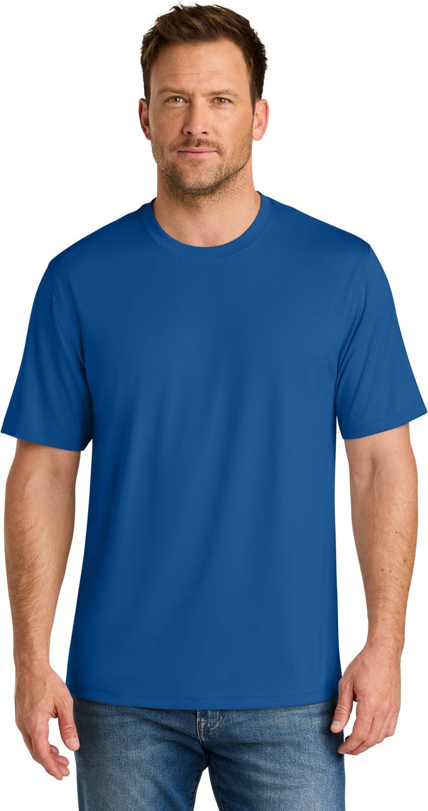 Front View of Royal CornerStone Workwear Pro Short Sleeve Tee CS440