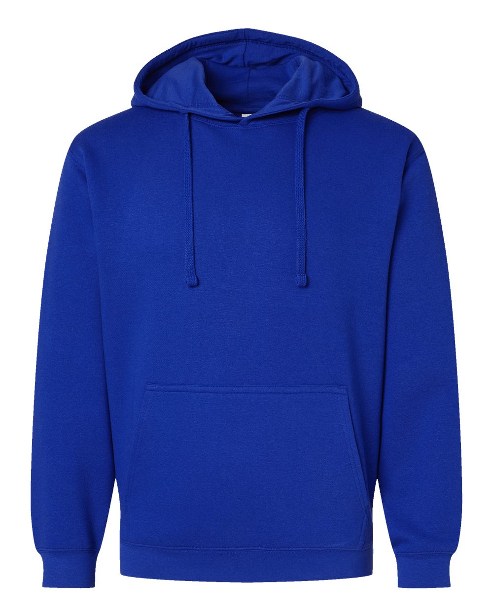 Front View of Royal Elevated Fleece Basic Hoodie - 6926