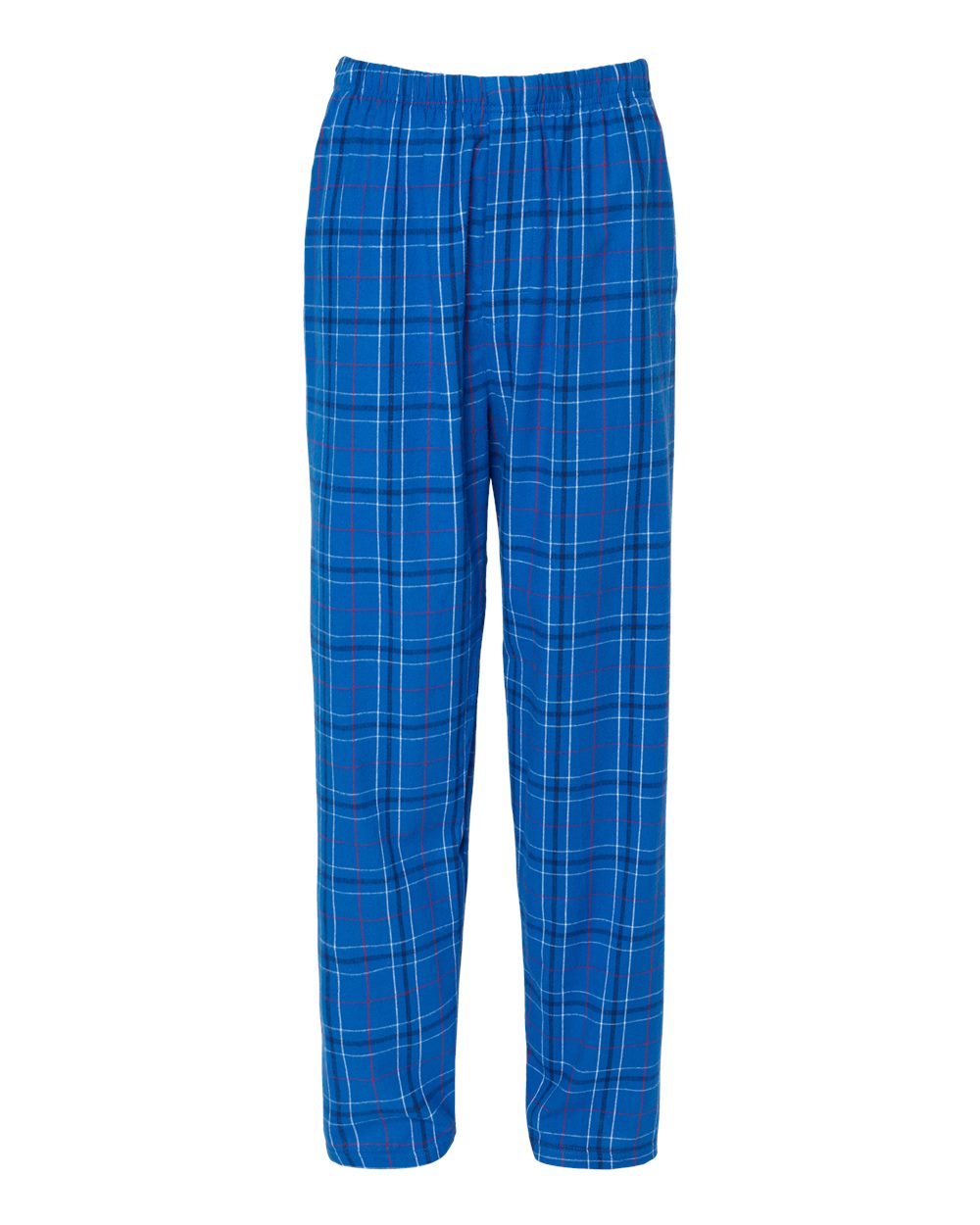 Front View of Royal Field Day Plaid Harley Flannel Pants - BM6624