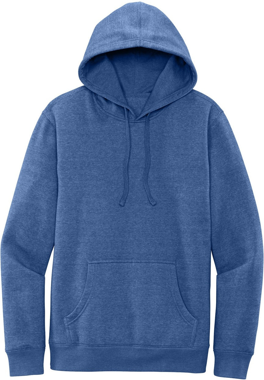 Front View of Royal Frost District V.I.T. Fleece Hoodie DT6100